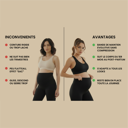Le legging de grossesse qui s'adapte parfaitement à votre ventre